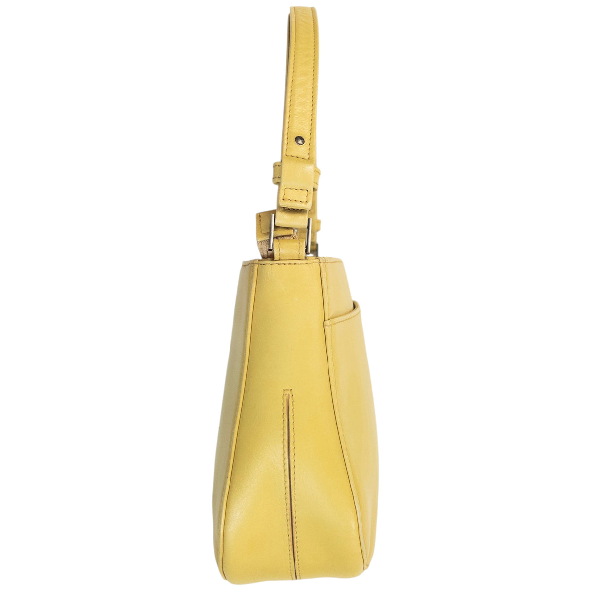 Vintage 90s Issey Miyake Leather Shoulder Bag