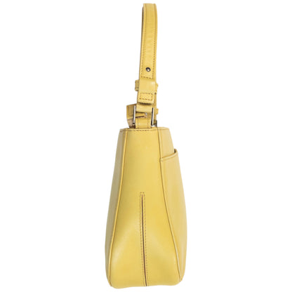 Vintage 90s Issey Miyake Leather Shoulder Bag