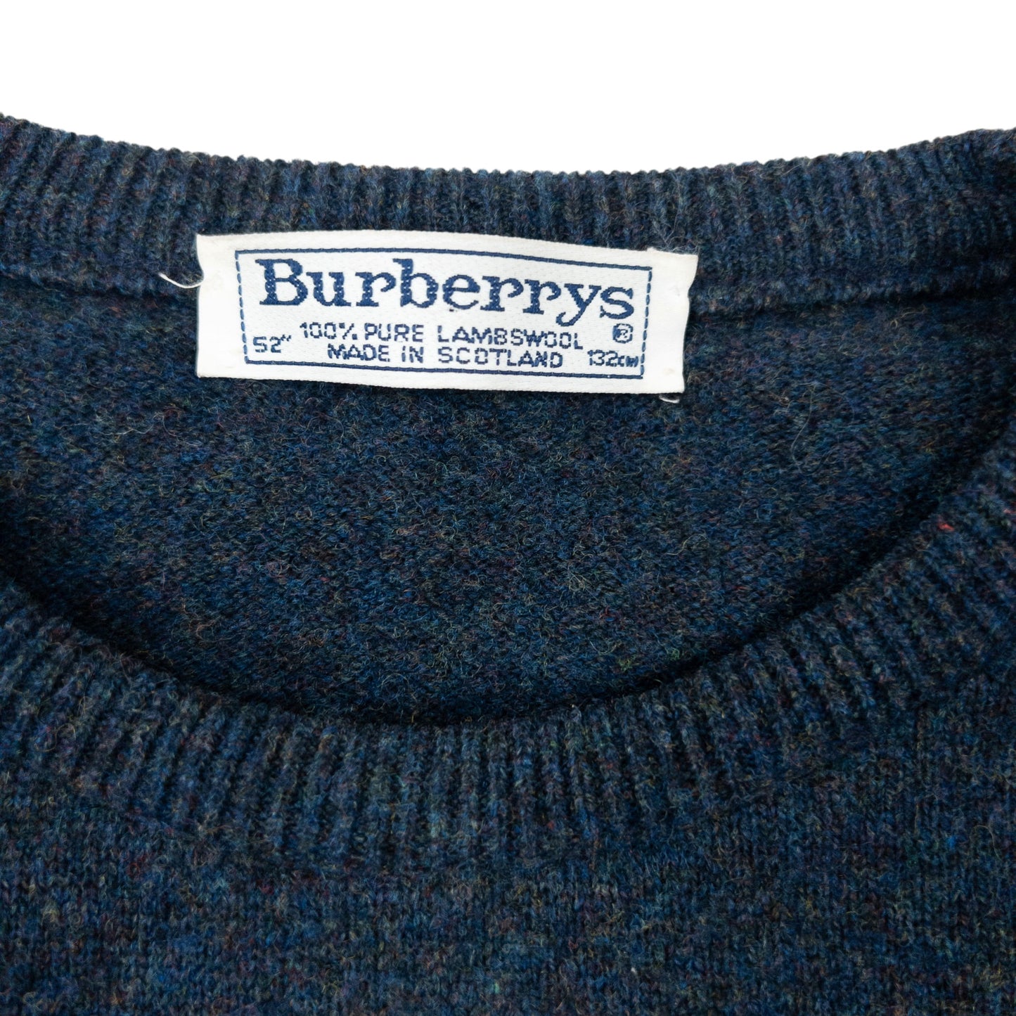 Vintage 90s Burberry Wool Jumper Size XL