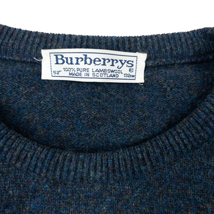 Vintage 90s Burberry Wool Jumper Size XL