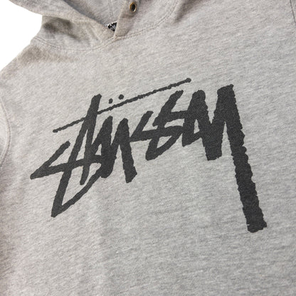 Vintage Stussy Stock Logo Hoodie Size S