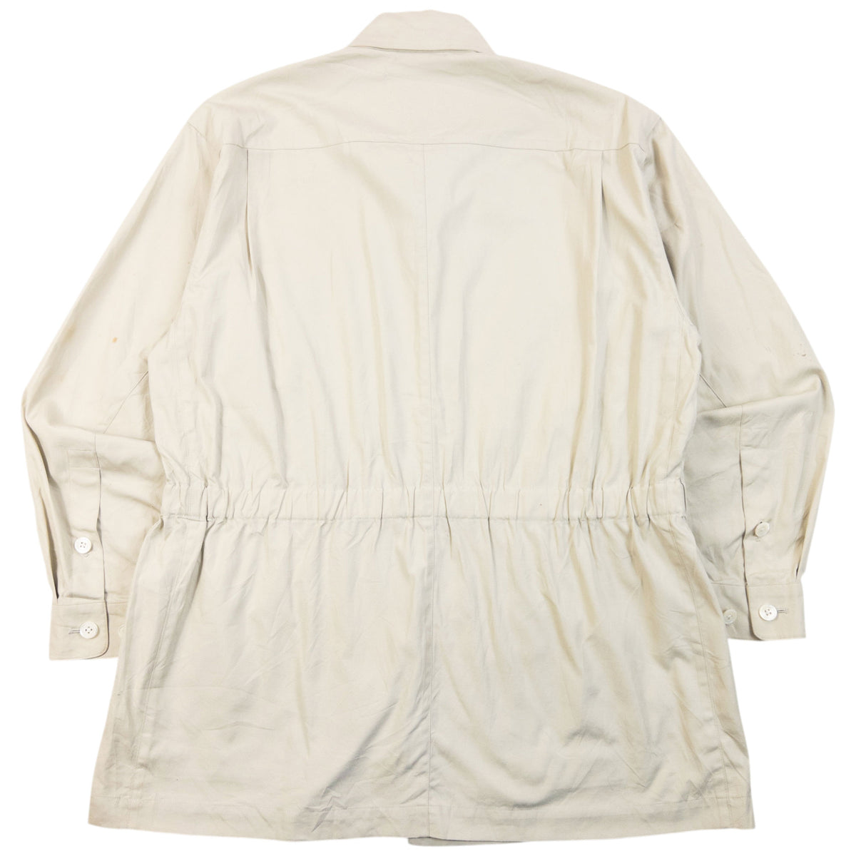 Vintage 90s Burberry Zip Up Cargo Jacket in cream, photo 2