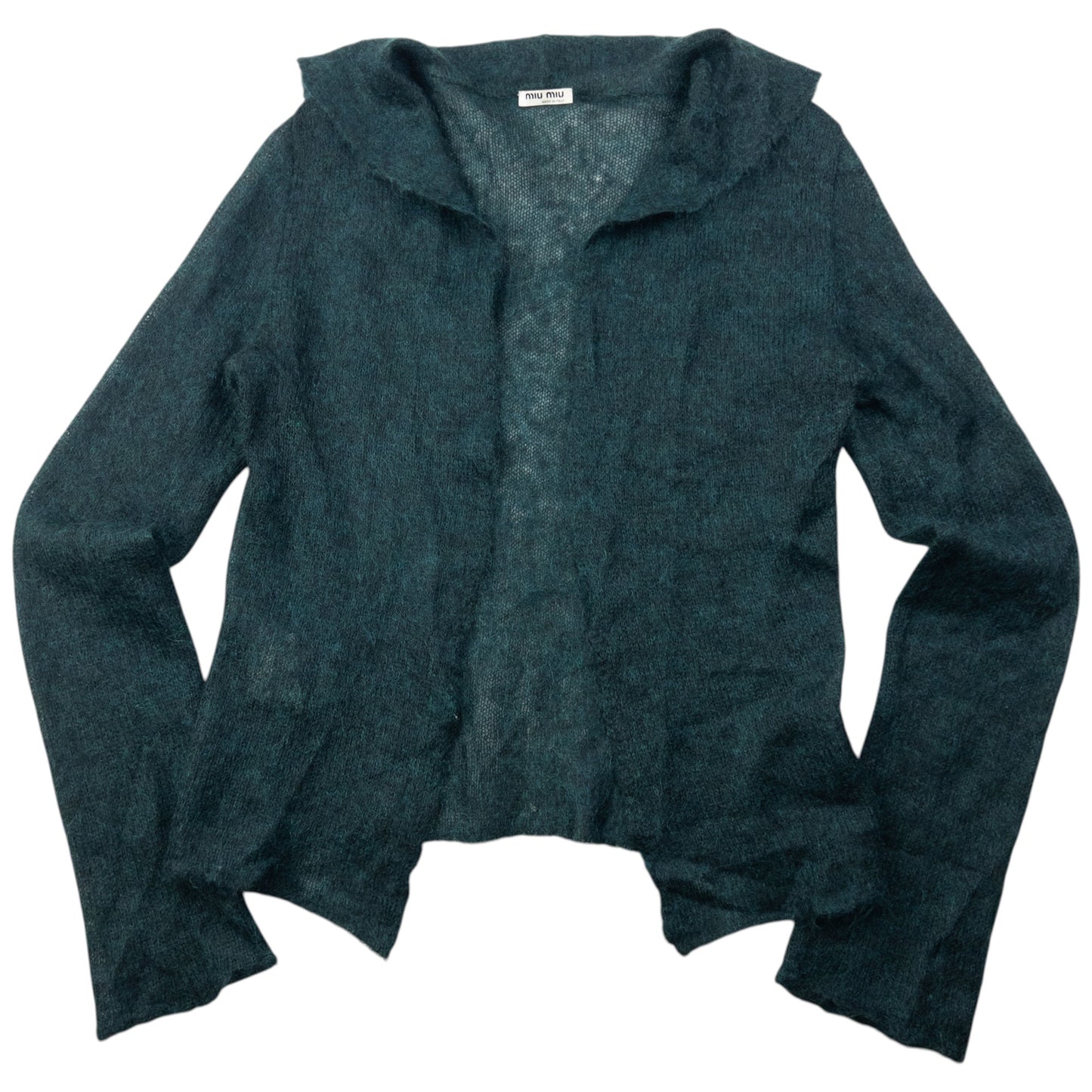 Vintage 2006 Miu Miu Mohair Open Cardigan Womens Size M