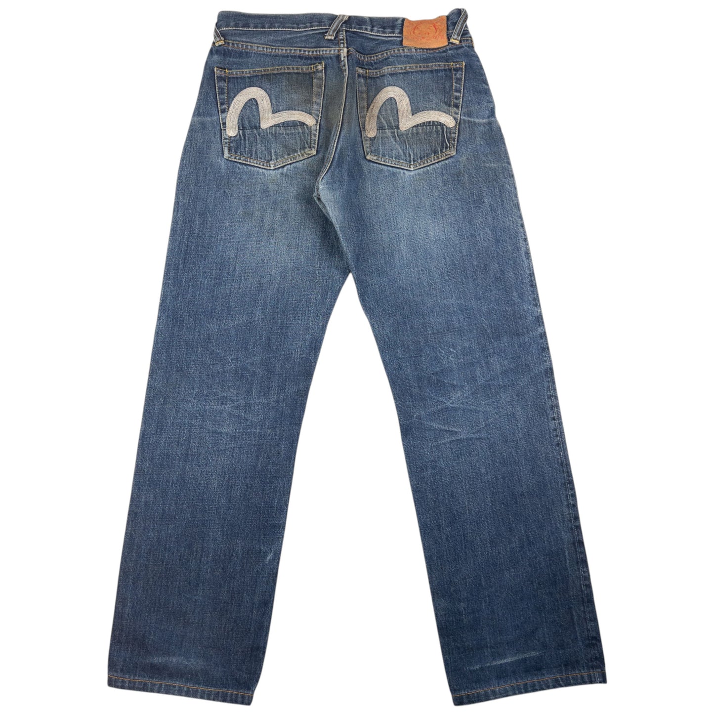 Vintage Evisu Double Gull Embroidered Japanese Denim Jeans Size W32