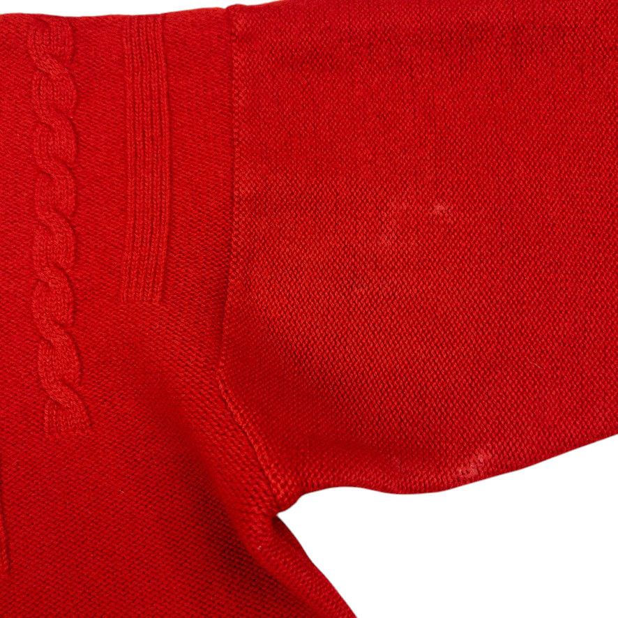 Vintage Burberry Embroidered Knit Jumper Size XS