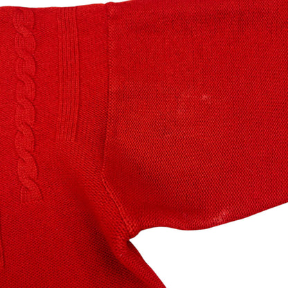 Vintage Burberry Embroidered Knit Jumper Size XS
