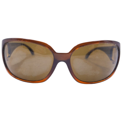 Vintage 2000s Chanel Logo Sunglasses in brown, photo 2