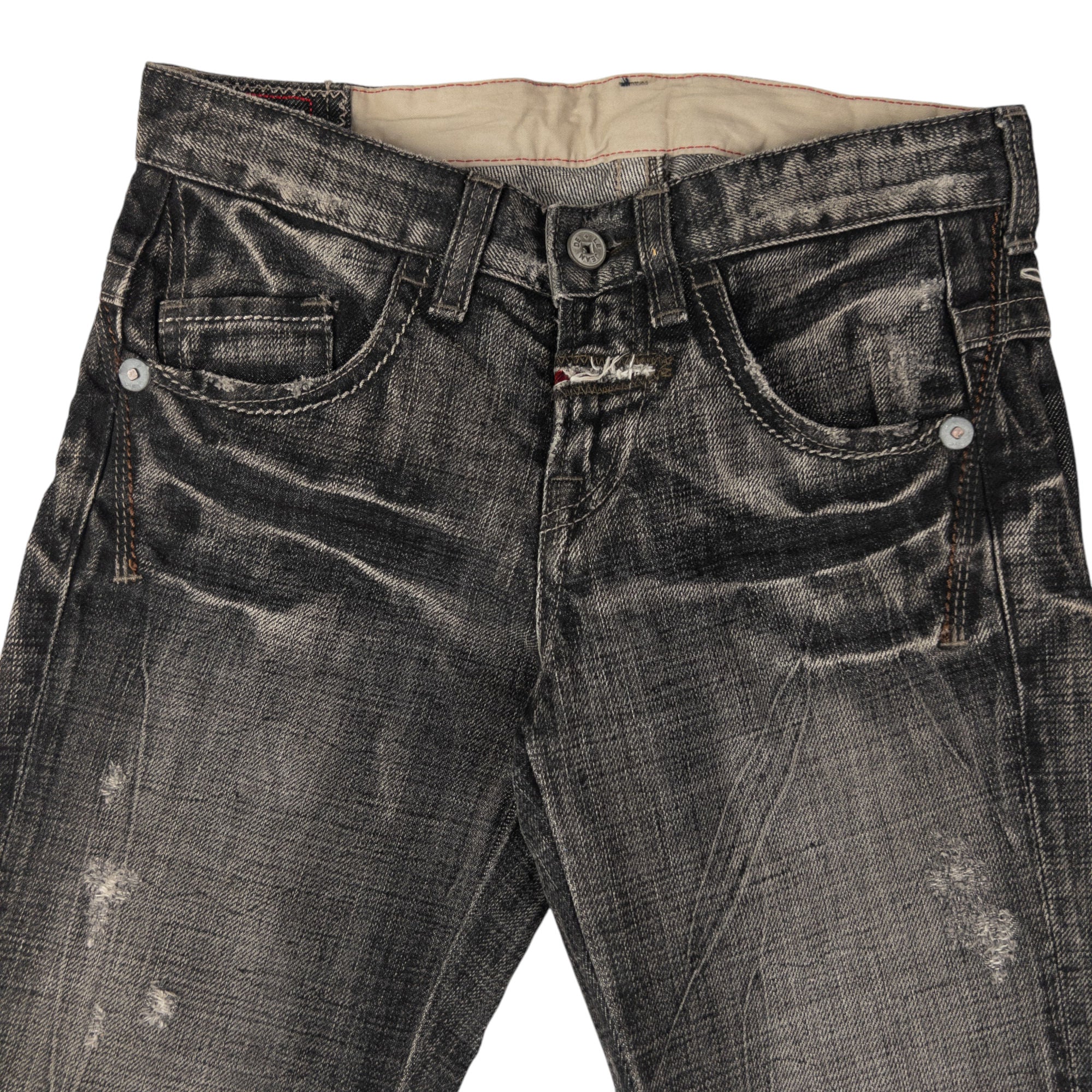 Vintage Marithe + Francois Girbaud Flared Denim Jeans Size W28