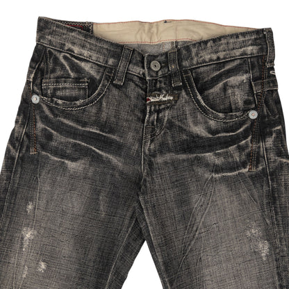 Vintage Marithe + Francois Girbaud Flared Denim Jeans Size W28