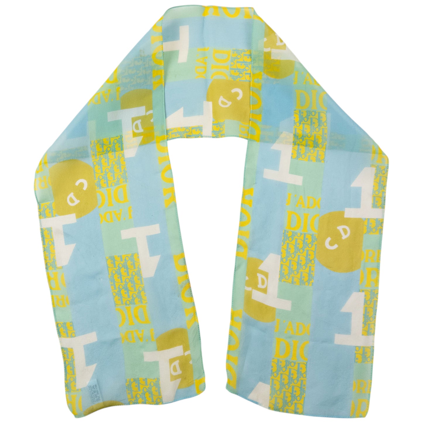 Vintage 2005 Dior Monogram Silk Scarf