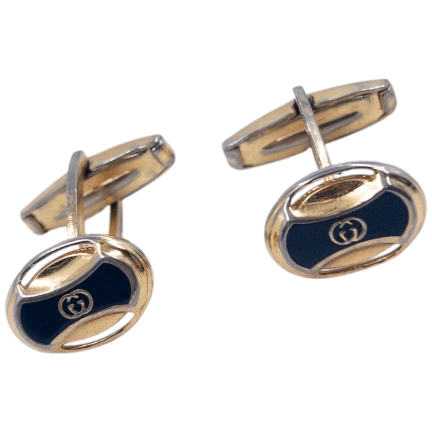 Vintage 90s Gucci Embossed Cuff Links