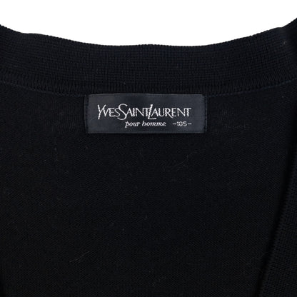 Vintage 90s YSL Yves Saint Laurent Pattern Cardigan Size XL