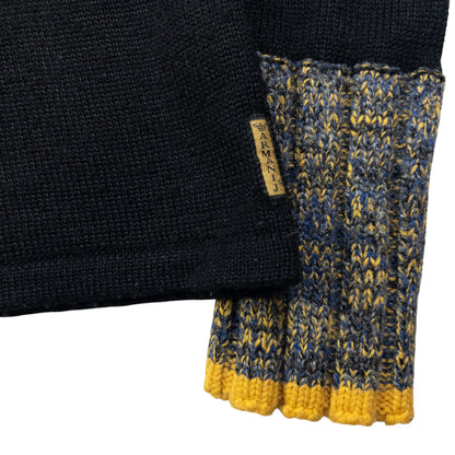 Vintage Armani Jeans Q Zip Knit Jumper Womens Size M