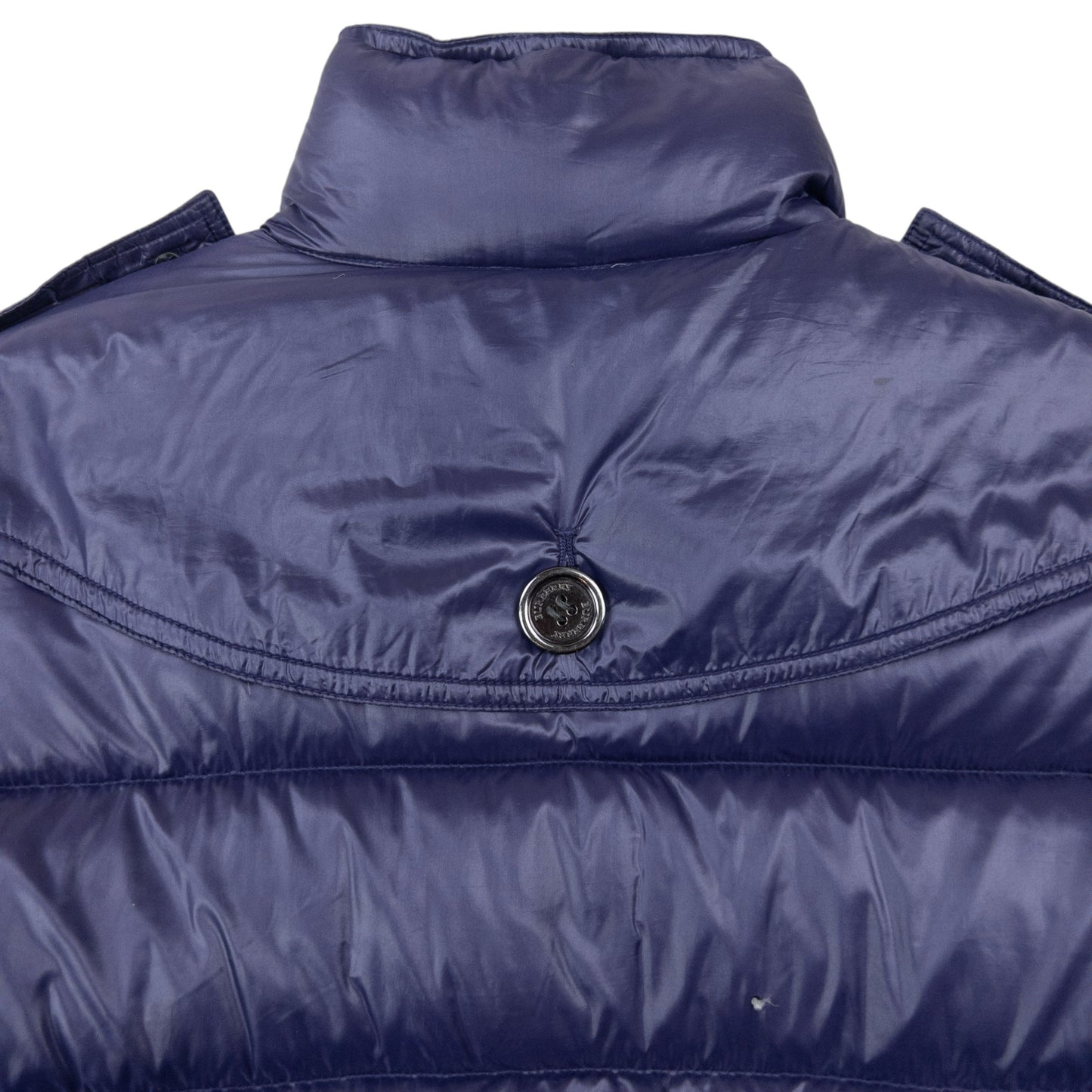 Vintage Burberry Zip Up Puffer Jacket Womens Size XS