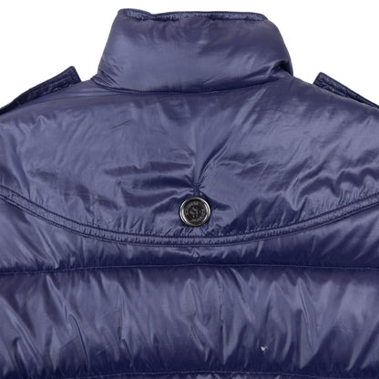 Vintage Burberry Zip Up Puffer Jacket Womens Size XS