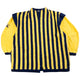 Vintage 90s Burberry Striped Terry Cloth Zip Up Jacket Size L