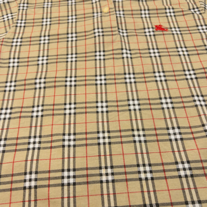 Vintage 90s Burberry Nova Check Polo Shirt Womens Size L