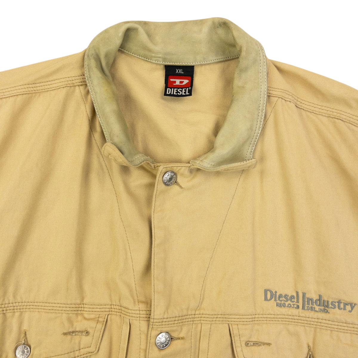 Vintage Diesel Industry Button Up Jacket Size XXL