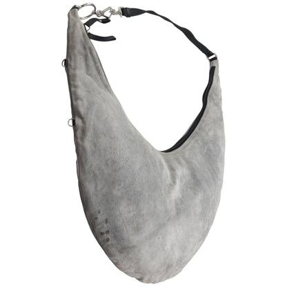 Vintage Prada Suede Crescent Shoulder Bag