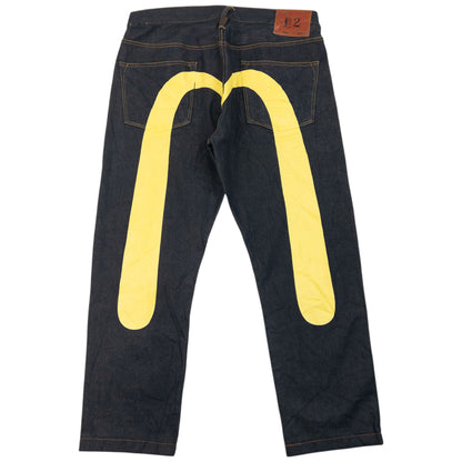 Vintage 2000s Evisu Daicock Japanese Denim Jeans Size W35