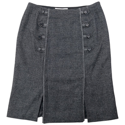 Vintage 2000s YSL Yves Saint Laurent By Tom Ford Button Skirt Womens Size W30