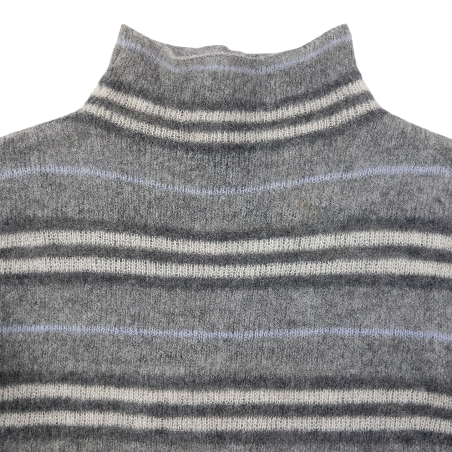 Vintage 2000s Burberry Striped Lightweight Cashmere Knit Jumper Womens Size S