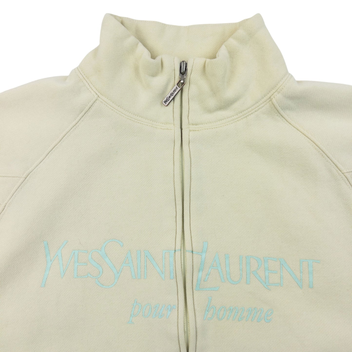 Vintage 2000s YSL Yves Saint Laurent Zip Up Sweatshirt Size M