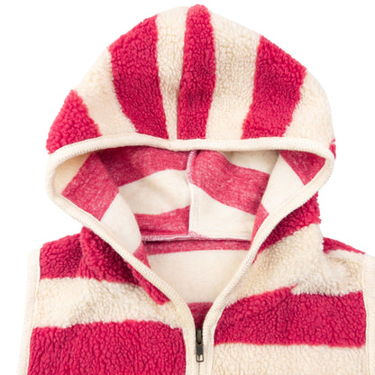 Vintage Issey Miyake Striped Fleece Gilet Womens Size S