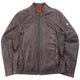 Vintage 90s Hugo Boss Zip Up Leather Jacket Size M
