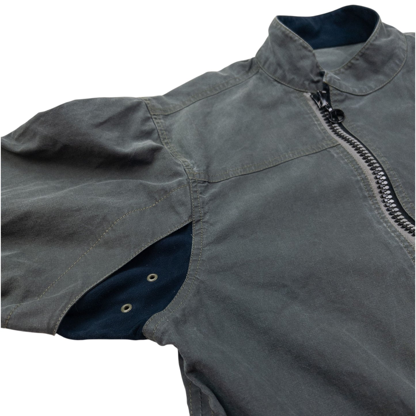 Vintage 1999 Maharishi Asymmetric Zip Up Jacket Size M