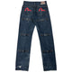 Vintage Evisu Double Gull Bondage Buckle Back Japanese Denim Jeans Size W30