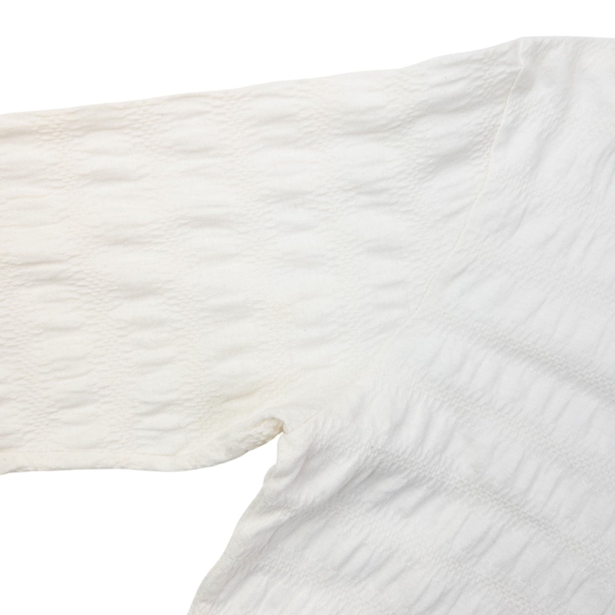 Vintage 90s Plantation By Issey Miyake Textured Long Sleeve T Shirt Womens Size M