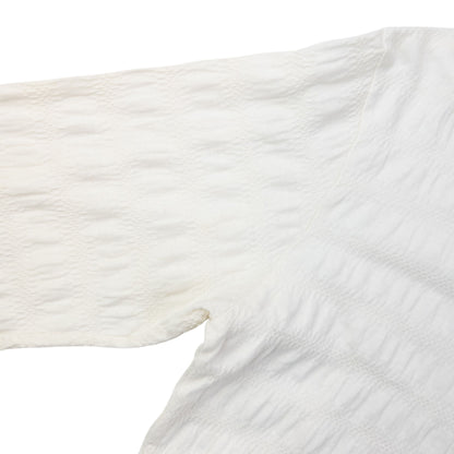 Vintage 90s Plantation By Issey Miyake Textured Long Sleeve T Shirt Womens Size M