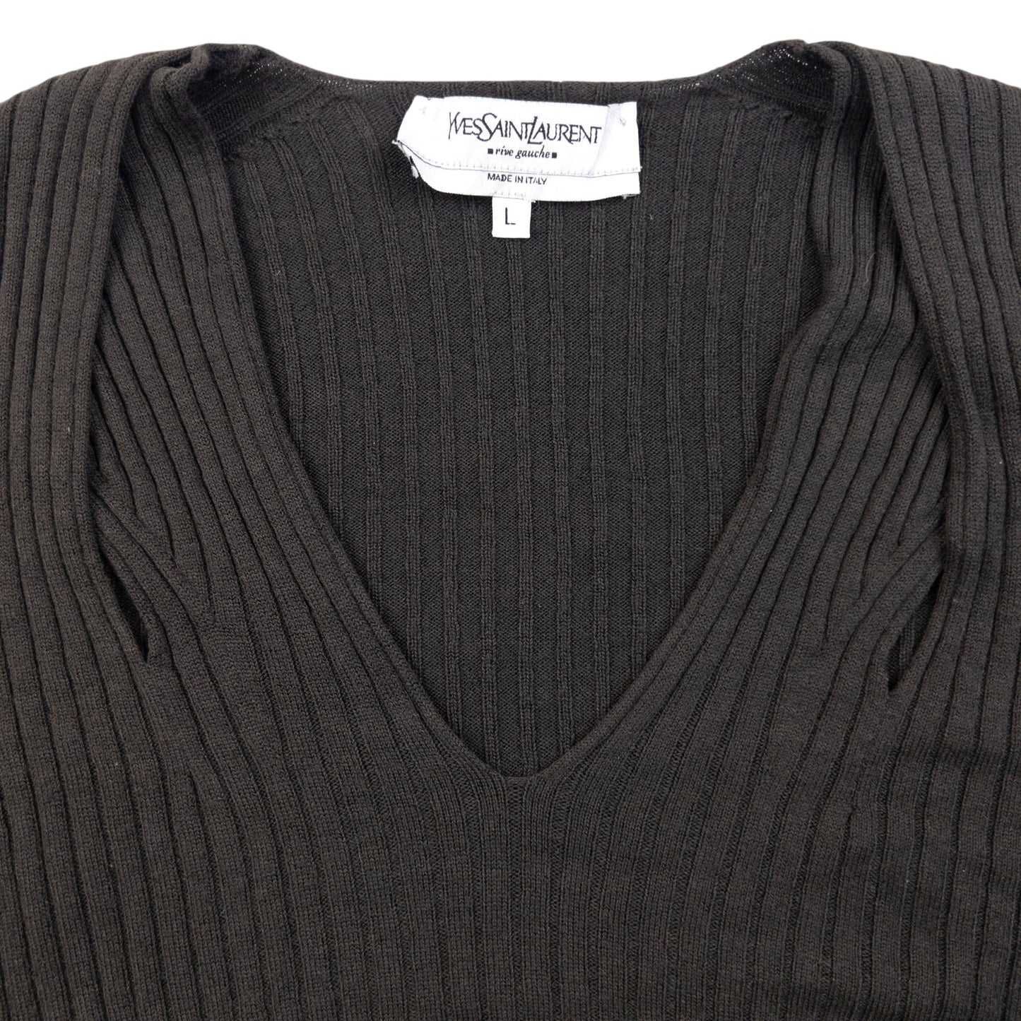 Vintage 2000s YSL Yves Saint Laurent By Tom Ford Cropped Jumper Womens Size L
