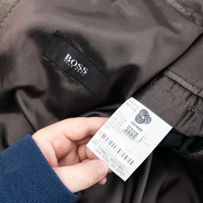 Vintage 2000s Hugo Boss Longline Wool Button Up Jacket Size XXL