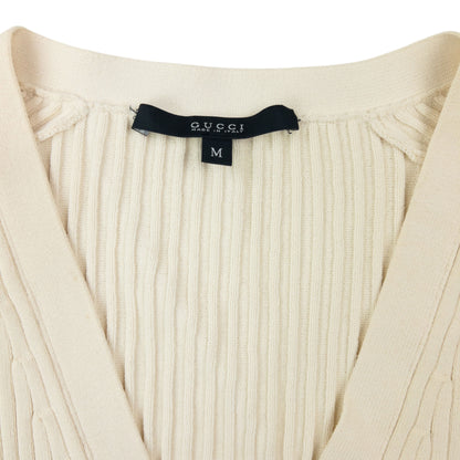 Vintage 2000s Gucci Ribbed Cardigan Womens Size M