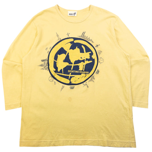 Vintage 90s Hai Sporting Gear By Issey Miyake Long Sleeve T Shirt Size S