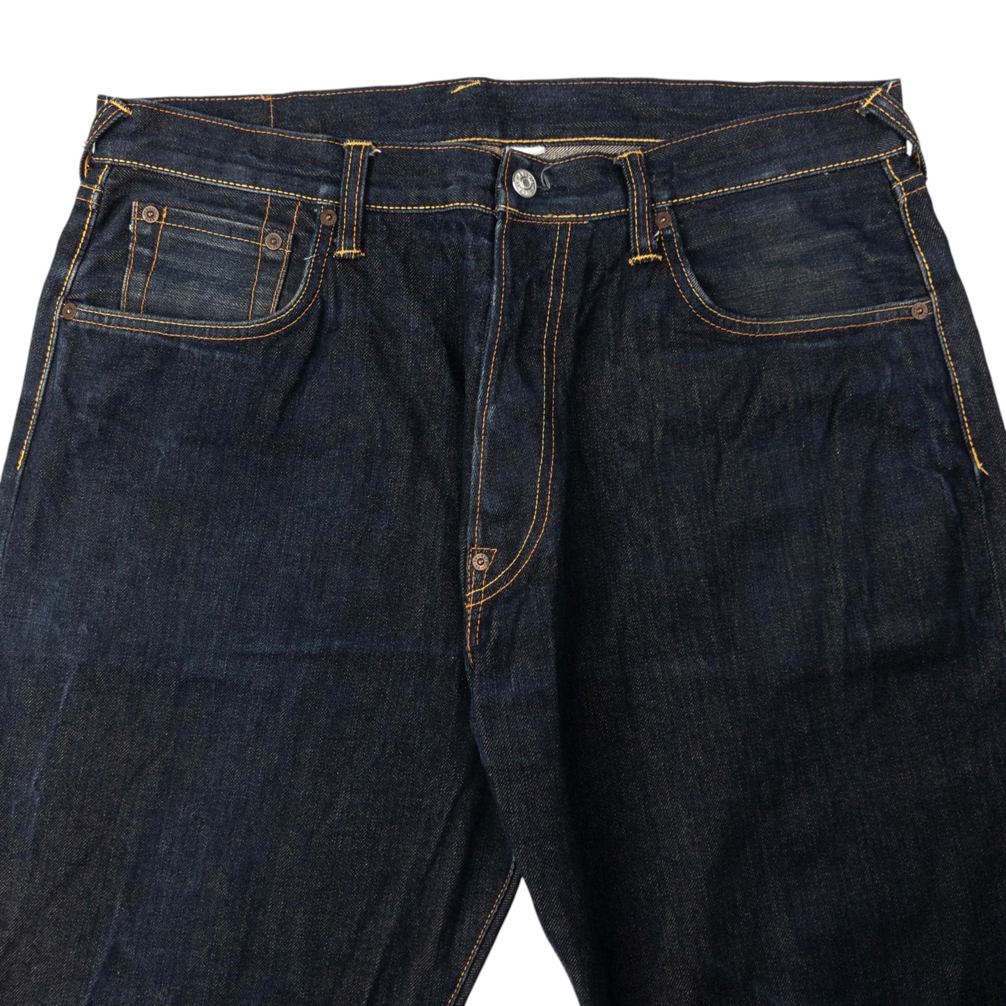 Vintage Evisu Painted Daicock Japanese Denim Jeans Size W36
