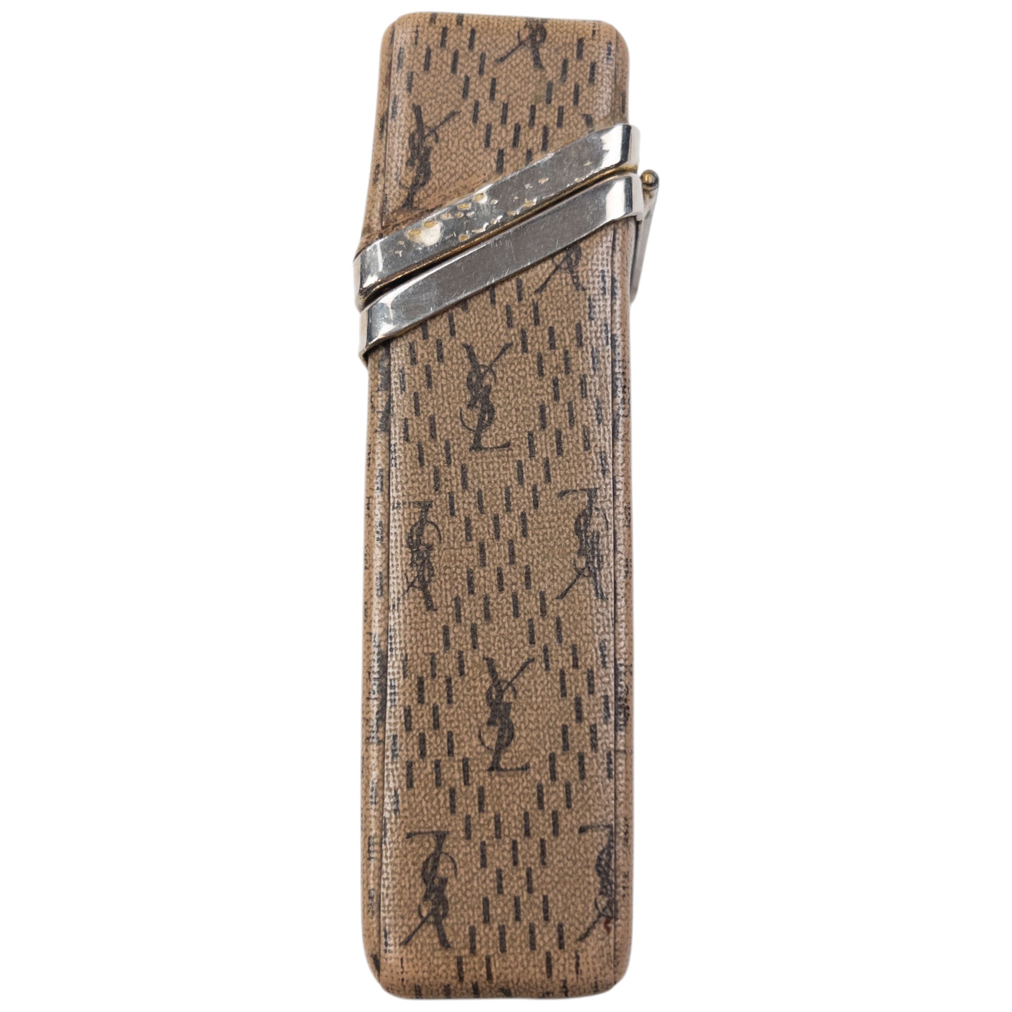 Vintage YSL Yves Saint Laurent Monogram Cigarette Carton Box