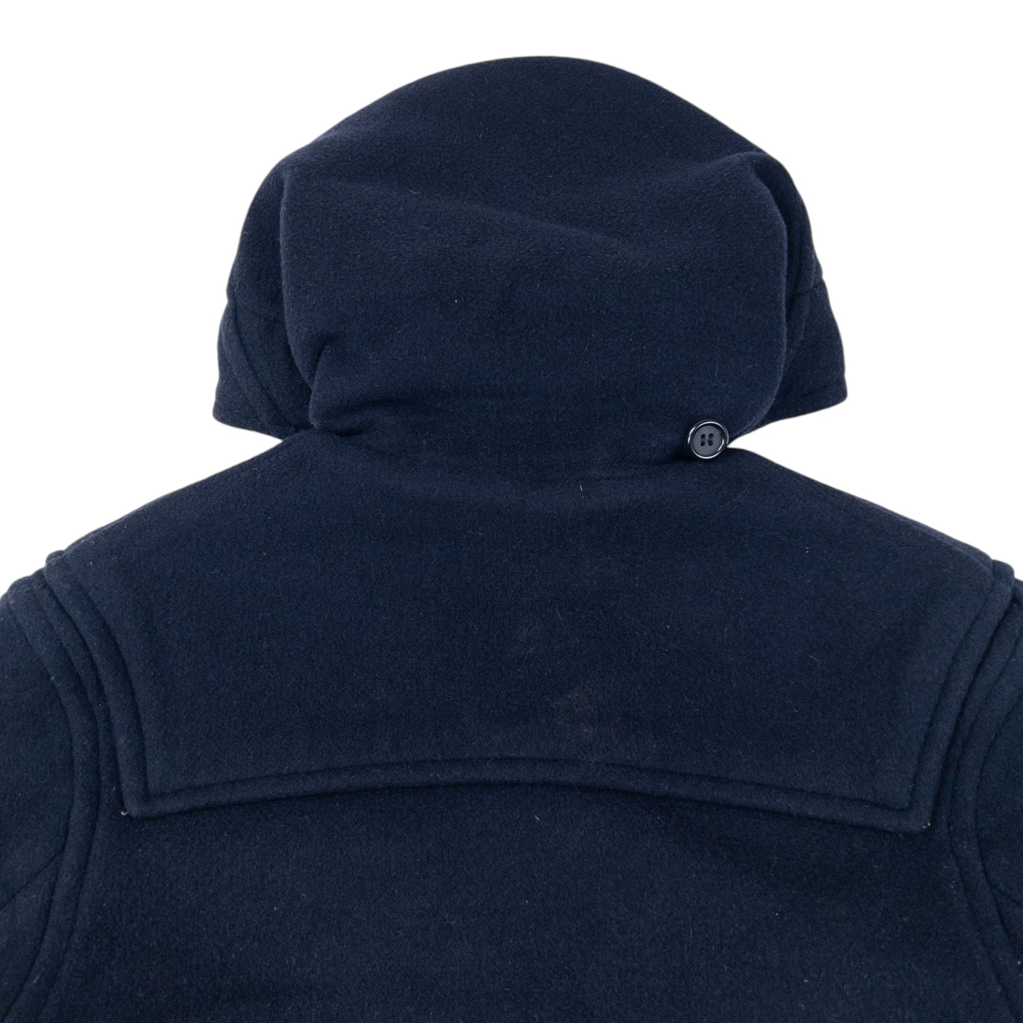 Vintage Burberry Nova Check Lined Wool Duffle Jacket Size M