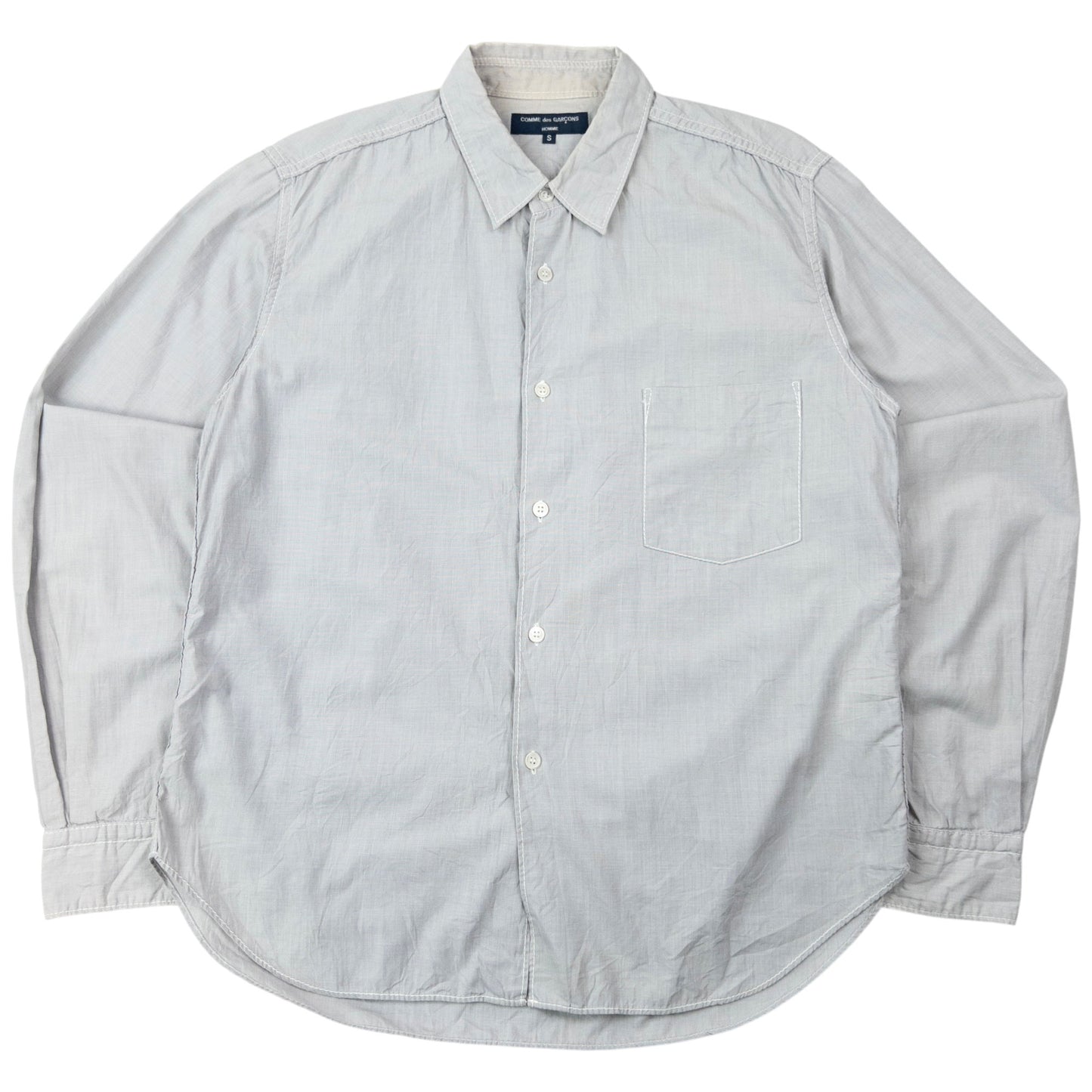 Vintage Comme Des Garçons HOMME Long Sleeve Button Up Shirt Size S