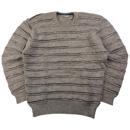 Vintage Issey Miyake Striped Knit Jumper Size L