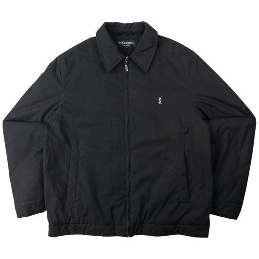 Vintage YSL Yves Saint Laurent Zip Up Padded Jacket Size L