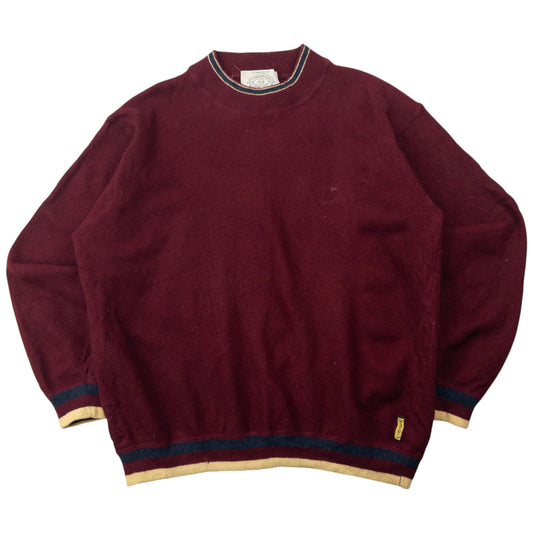 Vintage 90s Armani Jeans Wool Jumper Womens Size XS