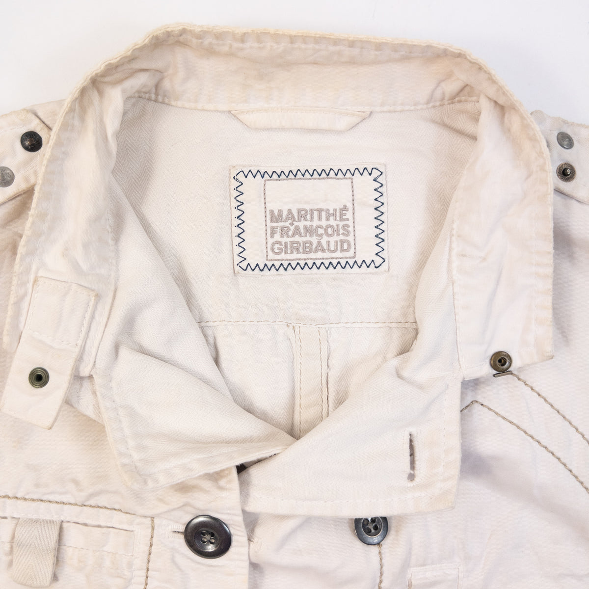 Vintage 2000s Marithe + Francois Girbaud Eyelet Jacket Womens Size L