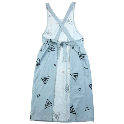 Vintage 90s Issey Miyake Triangle Print Tie Back Apron