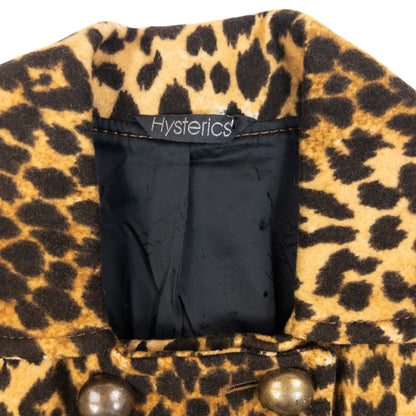 Vintage 2000s Hysteric Glamour Leopard Print Wool Jacket in brown (wool 100%), photo 4