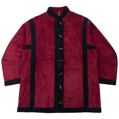 Vintage 80s YSL Yves Saint Laurent Suede Jacket Womens Size S
