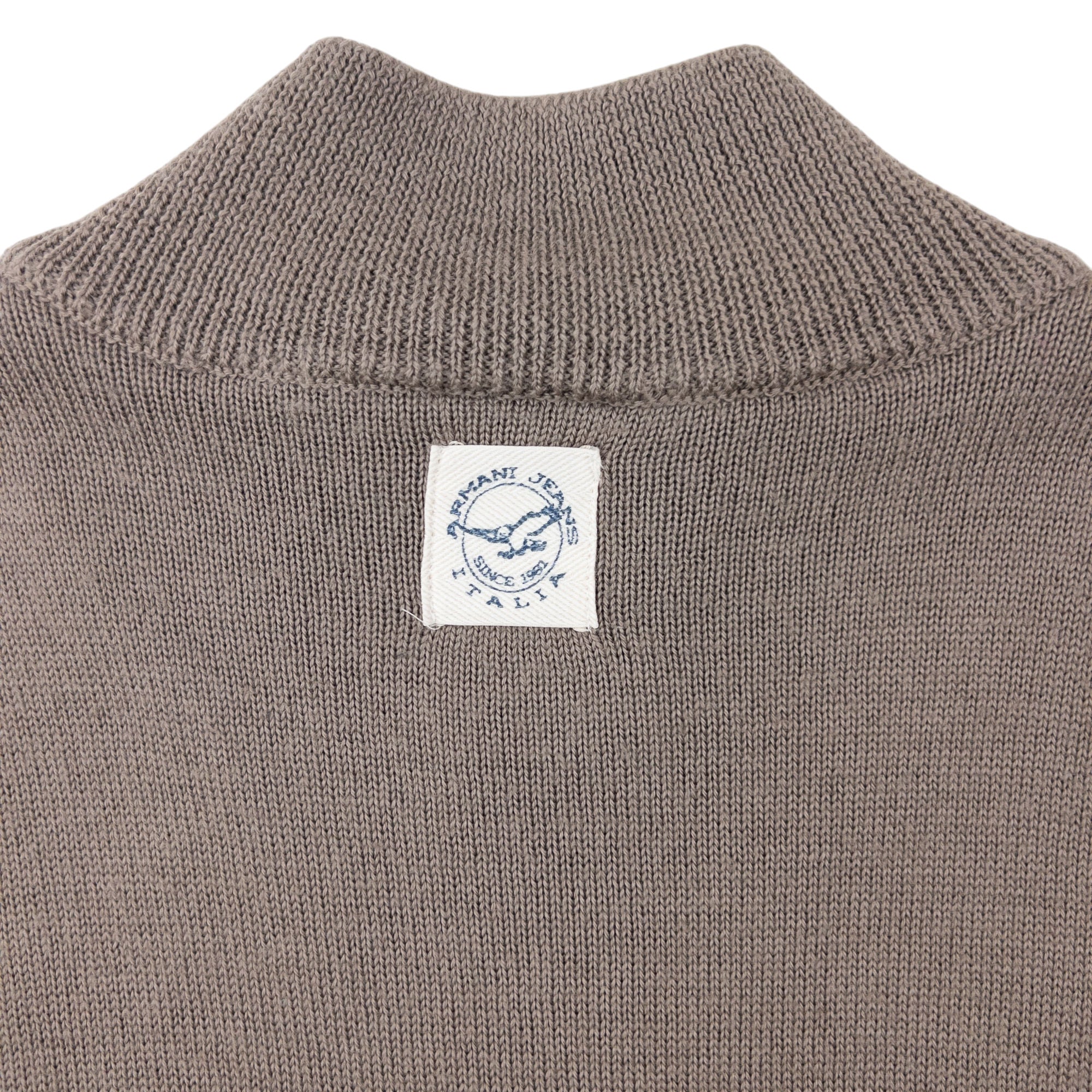 Vintage 2000s Armani Jeans Zip Up Jumper Size L