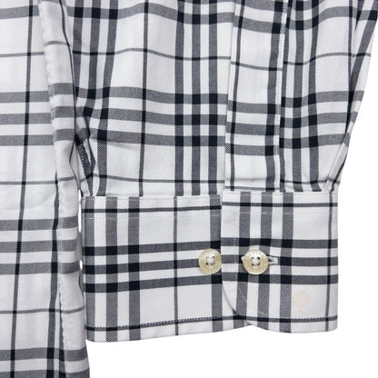 Vintage Burberry Nova Check Long Sleeve Button Up Shirt Size L
